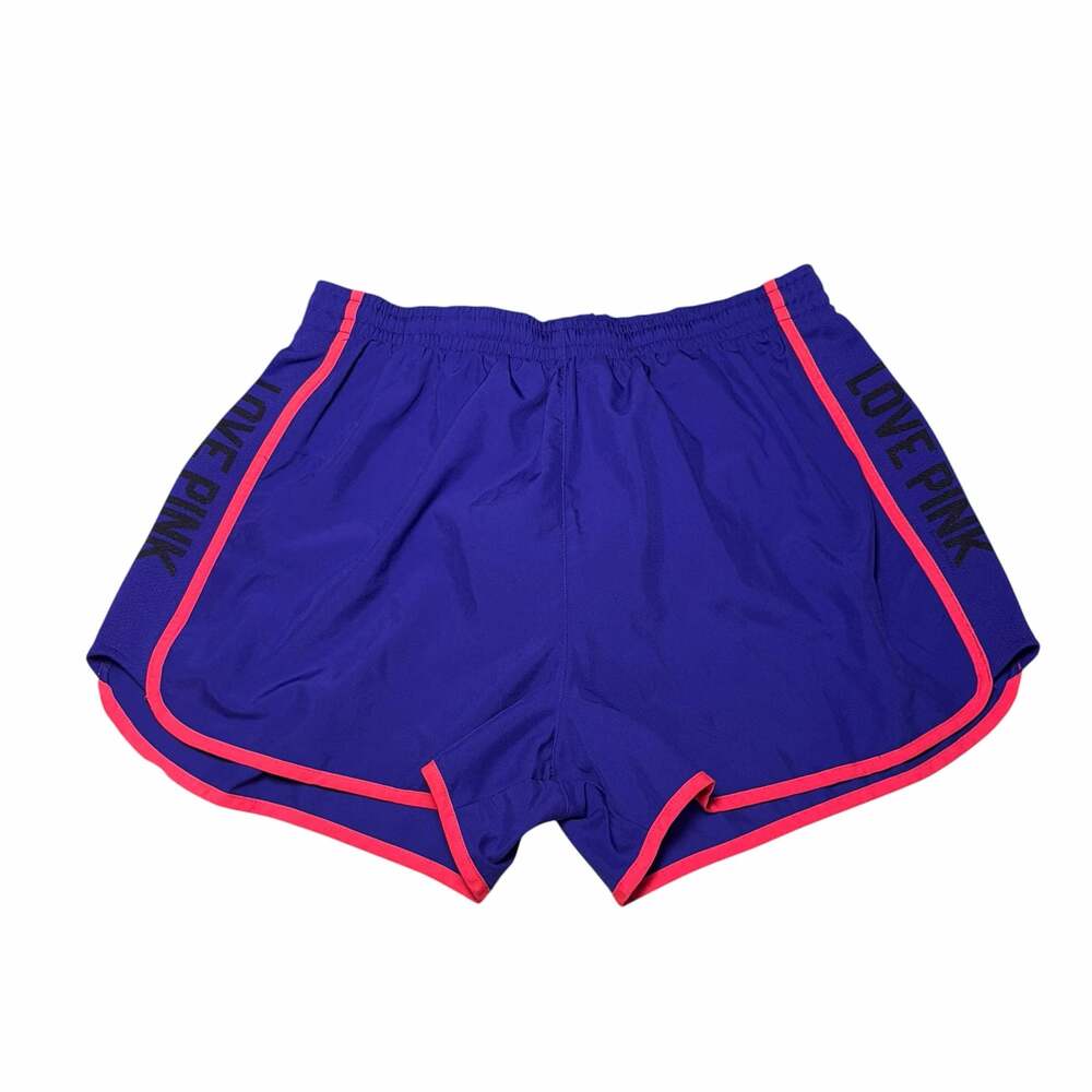 Victoria's Secret PINK Purple & Pink Side Logo Athletic Shorts